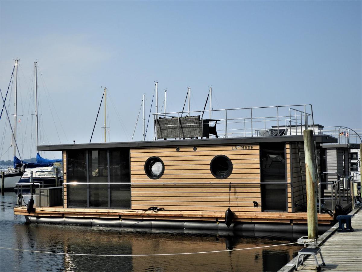 ホテル Hausboot-Lafe Flensburger Foerde Egernsund エクステリア 写真