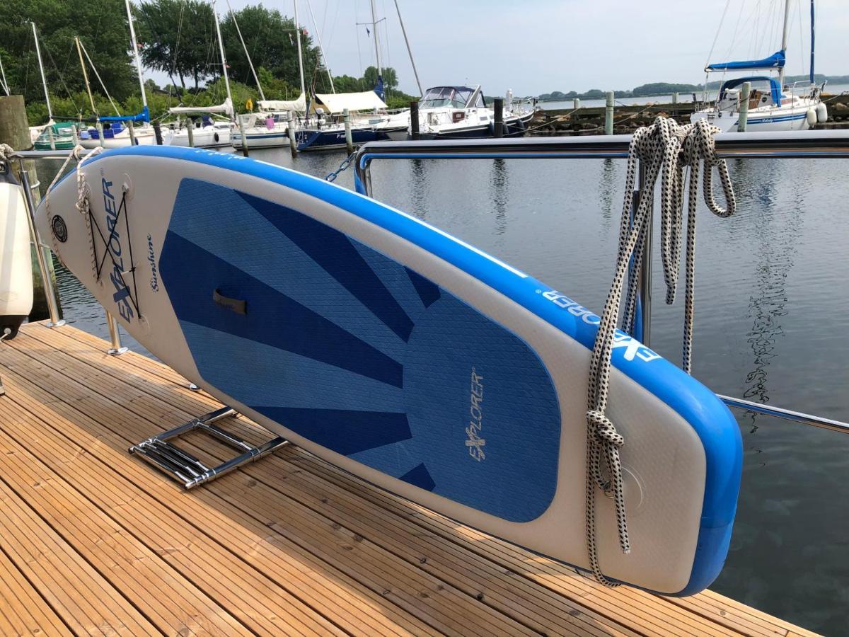 ホテル Hausboot-Lafe Flensburger Foerde Egernsund エクステリア 写真