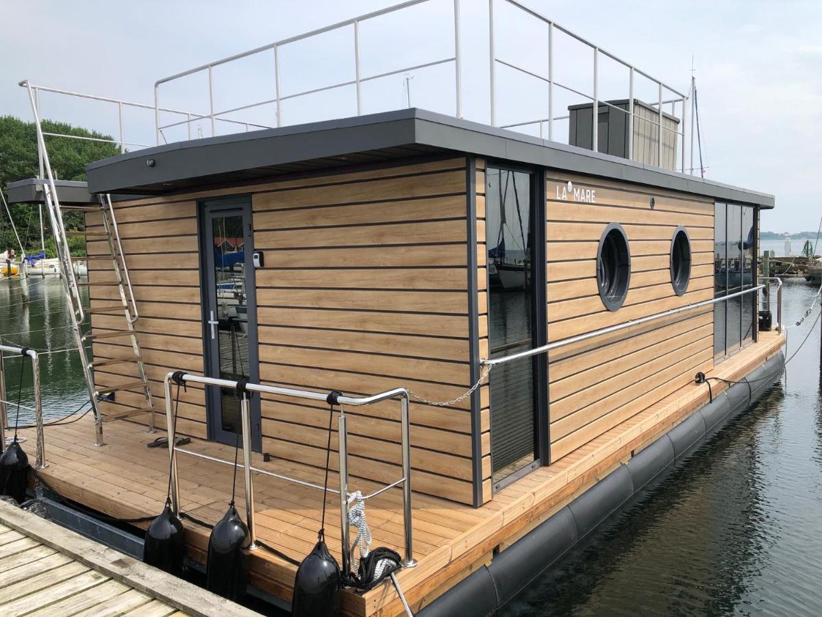 ホテル Hausboot-Lafe Flensburger Foerde Egernsund エクステリア 写真