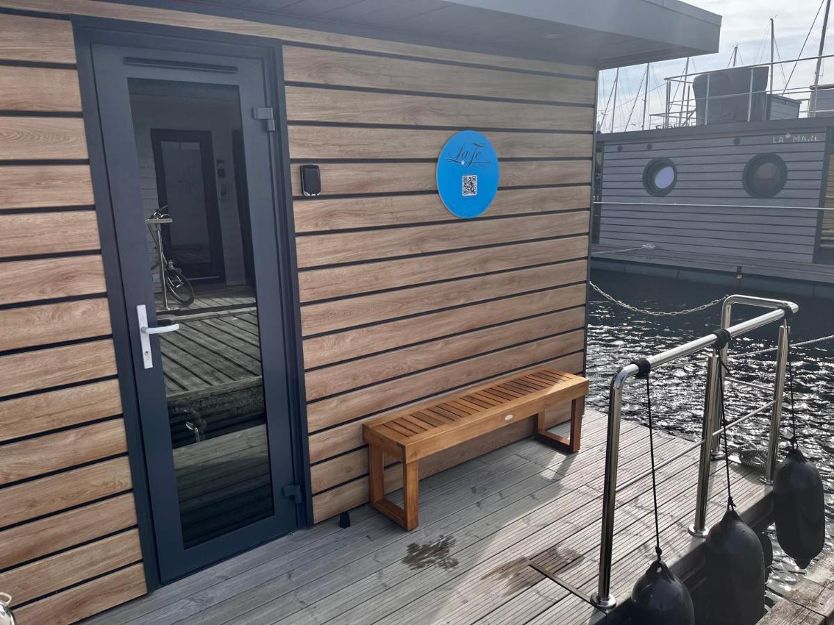 ホテル Hausboot-Lafe Flensburger Foerde Egernsund エクステリア 写真