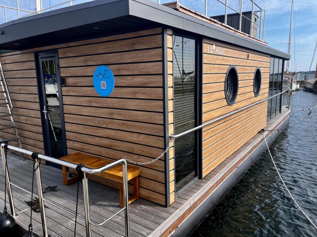 ホテル Hausboot-Lafe Flensburger Foerde Egernsund エクステリア 写真